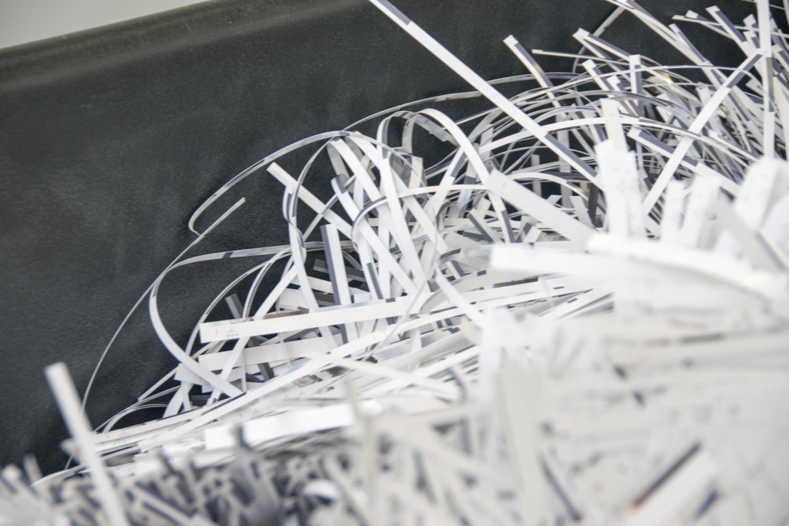 Shredded documents